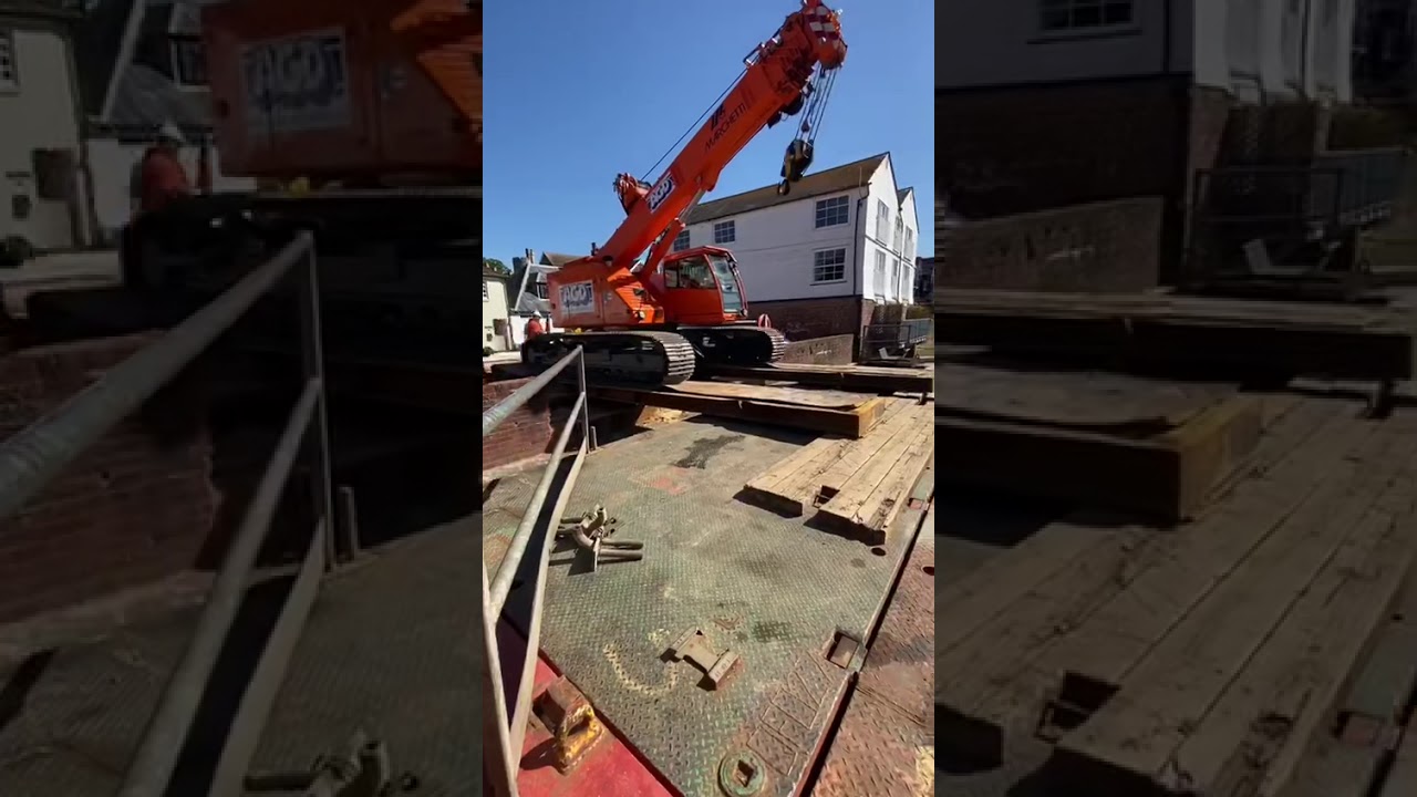 Marchetti Sherpina loaded onto jack up barge