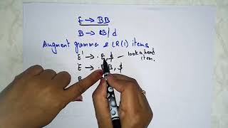 CLR (1) parsing | LR(1) items | Part-1/3 | Compiler Design | Lec-22 | Bhanu Priya