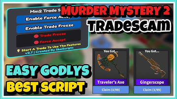[NEW🔥] BEST MM2 TRADE-SCAM SCRIPT! (PASTEBIN) | WORKING | MURDER MYSTERY 2 | UPDATED | 2025 🥳