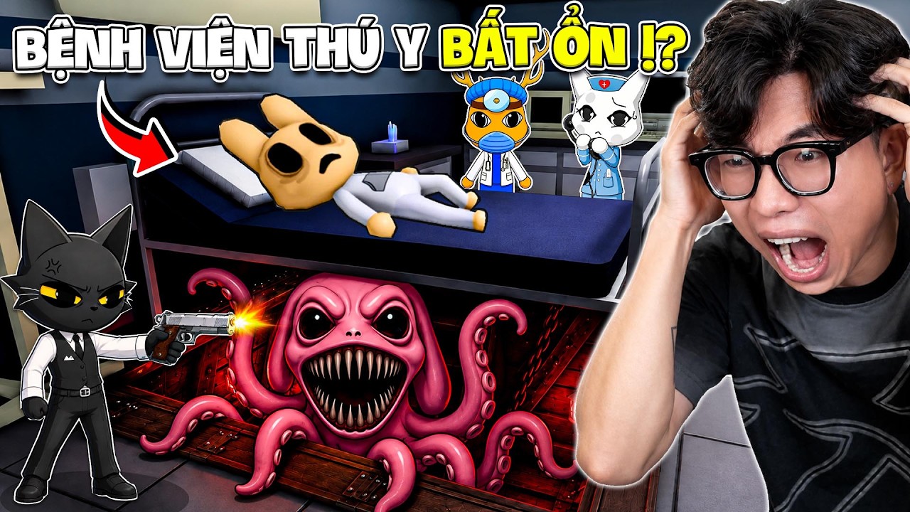BI HUỲNH CÙNG ZOTRIGANG CHƠI BỆNH VIỆN THÚ Ý | HOSPITAL ANIMAL ROBLOX