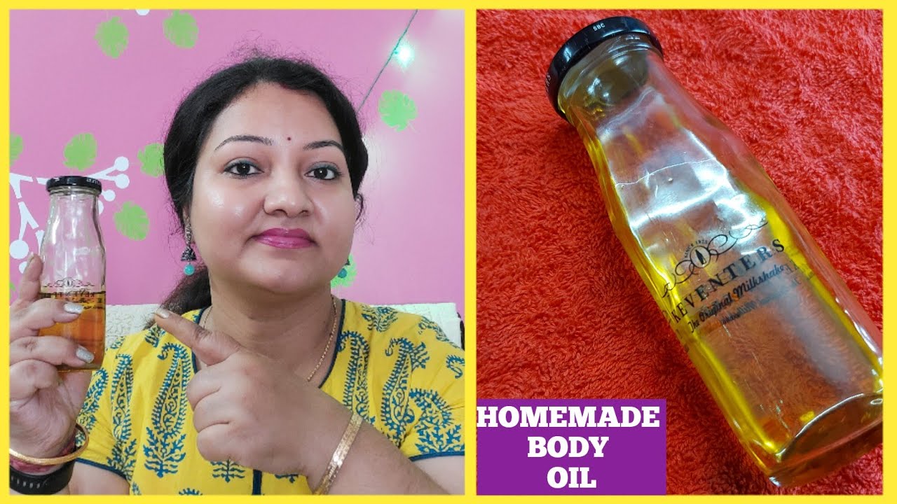 Homemade Body Oil For Glowing Younger looking Skin How To Make Dull