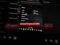 💥Channel Keywords সেটিংস 🔥 #YouTubeSEO #tutorial
