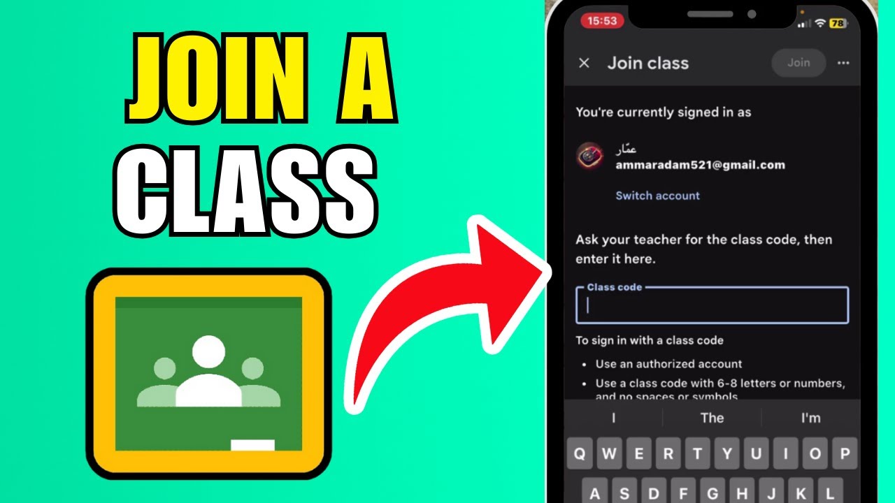 How To Use A Class Code To Join A Google Classroom Class 2026 (Step By ...