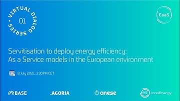 Virtual Dialog 1: Servitisation to deploy energy efficiency