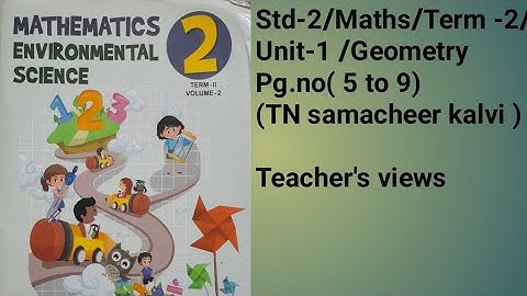 #2nd std Maths/Term-2/Unit-1/Geometry/TN samacheer kalvi #