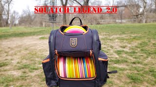 Squatch Legend 2.0 Disc Golf Bag Fixing tipping issues, Rainfly Option and general overview review