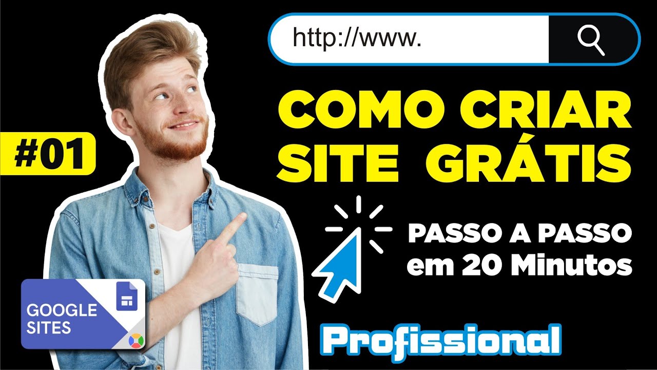 COMO CRIAR UM SITE GRÁTIS COM GOOGLE SITES | Aula Prática Passo a Passo ...