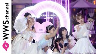 ME:I 赤坂でイルミネーション点灯式に登場！Galaxyを意識したキラキラのファッション