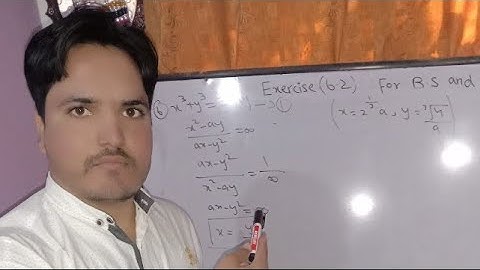 Bs and BSc  Equation of tangent and normal S M Yusuf  plane curve Math exercise 6.2 question 5
