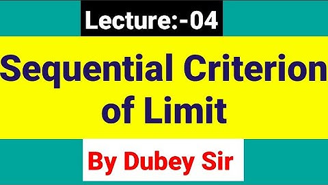 Sequential Criteion Of Limit #ImpQuestionOfLimit#CSIRNET#GATEMath#IITJAM#DkMathTutorial#DubeySir
