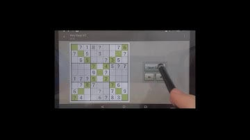 Sudoku Solver - How to Play Sudoku X Very Easy  #7