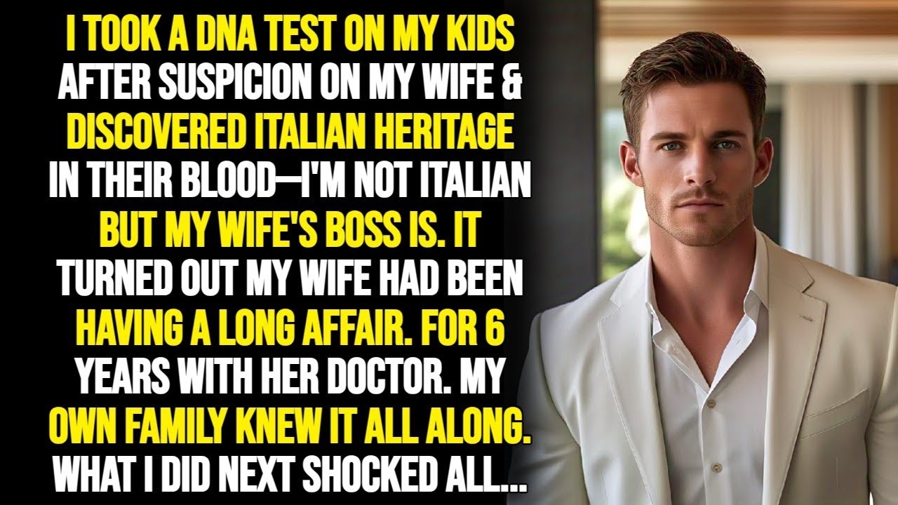 My Wife Said She Was Working Late Again— I Found the Italian Heritage in My Kids Then I Did Shock