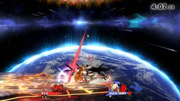 Ryu VS Duck Hunt 1V1 Online SSB4  Wiiu