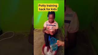 potty training hack for kids #shortsvideo #lifehacks
