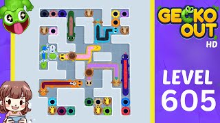 Gecko Out Level 605 Solution Walkthrough