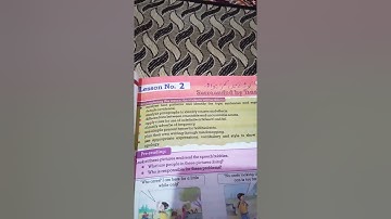 class 6th English lesson number 2 surrounding by trash