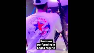 Runtown latest performance in Lagos #shorts