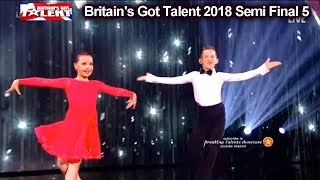 Lexi & Christopher Dancing Duo FANTASTIC FOOTWORK Britain's Got Talent 2018 Semi Finals 5 BGT S12E12
