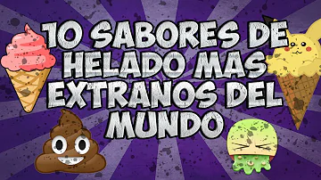 ¿Cuál es el sabor de helado más extraño?