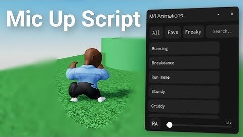 Mic Up Script - Animation Trend + I WANNA RUN A WAY ANIMATION