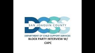 SJCDCSS Block Party Interview w/ CAPC