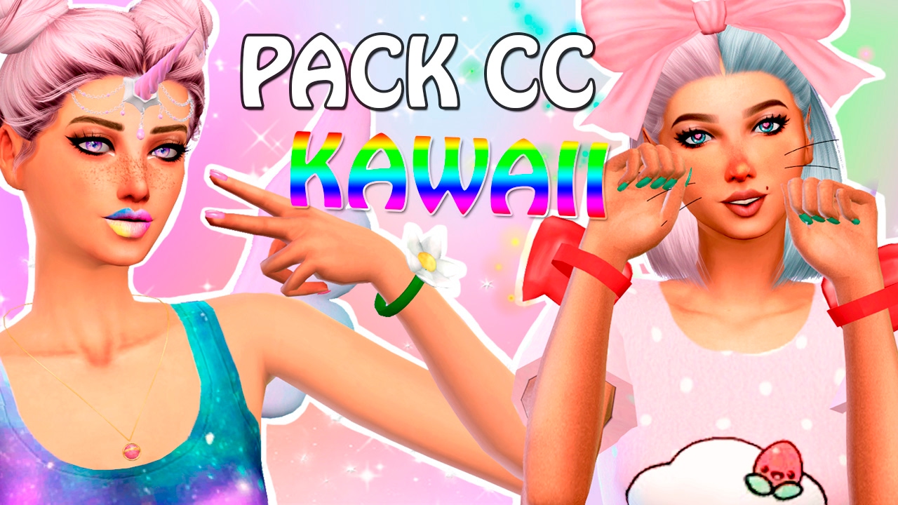 Ropa KAWAII - Mega Pack + Speed sim | Los sims 4 - YouTube