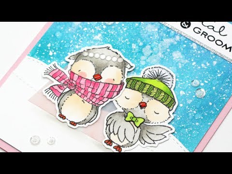 creating-a-winter-themed-wedding-card