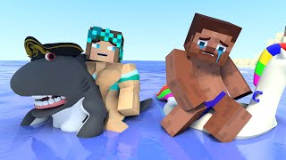 The minecraft life of Steve and Alex | Captain Steve | Minecraft animation