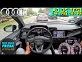 2024 audi a3 35 tfsi sportback 150 ps city pov drive with fuel consumption