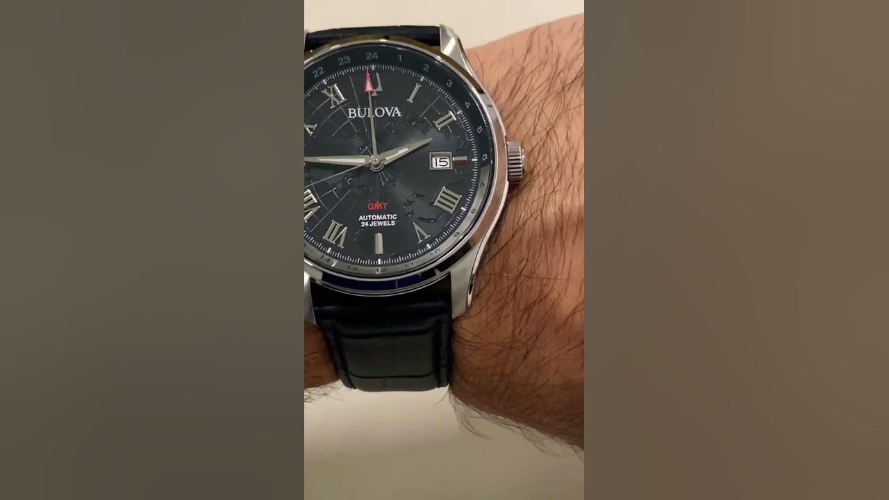 BULOVA WILTON GMT 96B387 - YouTube