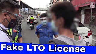 Fake License apprehension EDSA