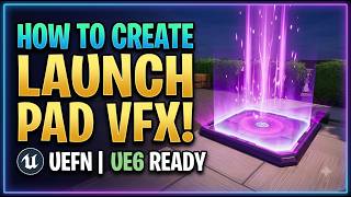 UEFN VFX Tutorial | Make LAUNCH PAD FX (UE6 Ready) 🚀 screenshot 2