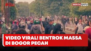 Video Viral Bentrok Massa Di Bogor, Diduga Ada Letusan Senpi | Berita Kriminal