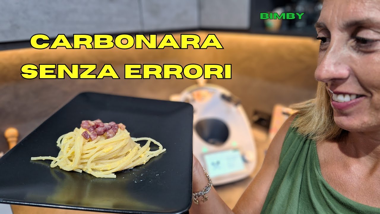 Non sbaglio più Pasta Carbonara Cremosa Perfetta  Bimby TM6