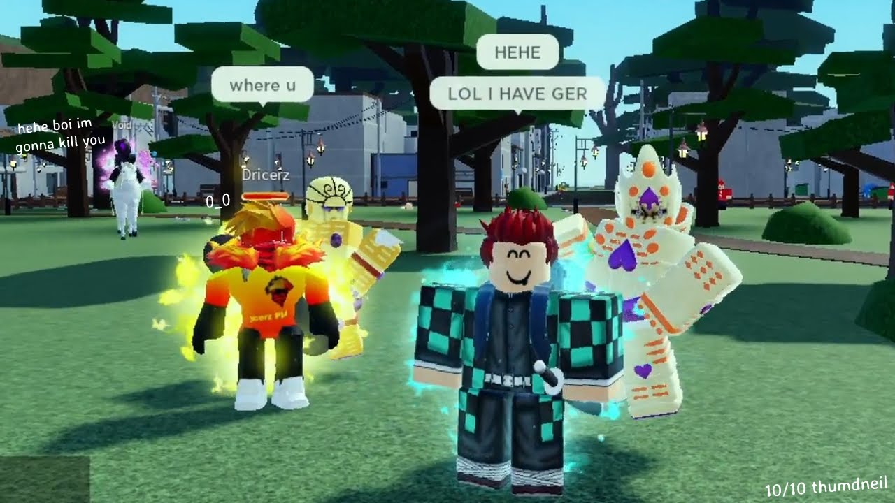 Roblox Trolling with OP Stands [AUT] ft.Dricerz