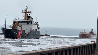Winter Challenges And Superior Salutes For The Ports First Arrival