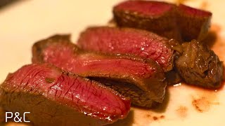 氷温熟成した鹿肉ステーキの作り方【ジビエ料理】