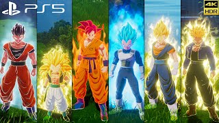 Dragon Ball Z: Kakarot (PS5) All Characters Transformations & Ultimate Attacks 4K 60FPS HDR