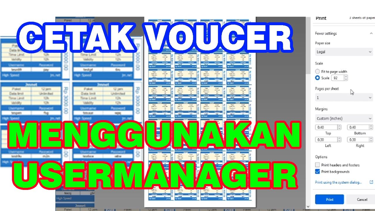 Setting Voucher Hotspot MikroTik Menggunakan Userman | User-manager ...
