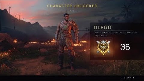 Black ops 4 Unlock IX Diego in Blackout Guide