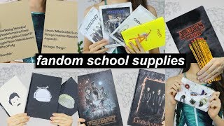 DIY Fandom School Supplies for Back to School