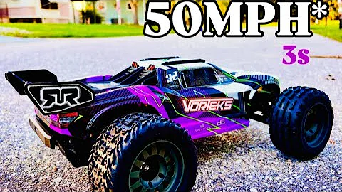 ARRMA Vorteks Mega 550 Brushless Conversion 1st Run 50MPH on 2 wheels 👍🔥