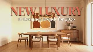 Top 10 Interior Design Trends 2026 | What Designers Are Actually Doing This Year