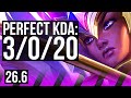 RELL & Miss Fortune vs KARMA & Caitlyn (SUP) | Perfect KDA: 3/0/20 | EUW Master | 26.6
