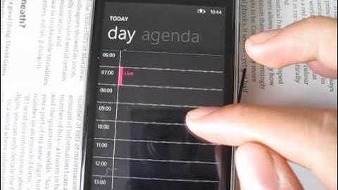 Calendar on WP7
