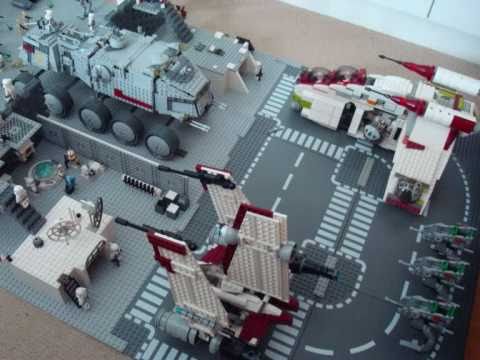Lego Star Wars Clone Base Moc Youtube