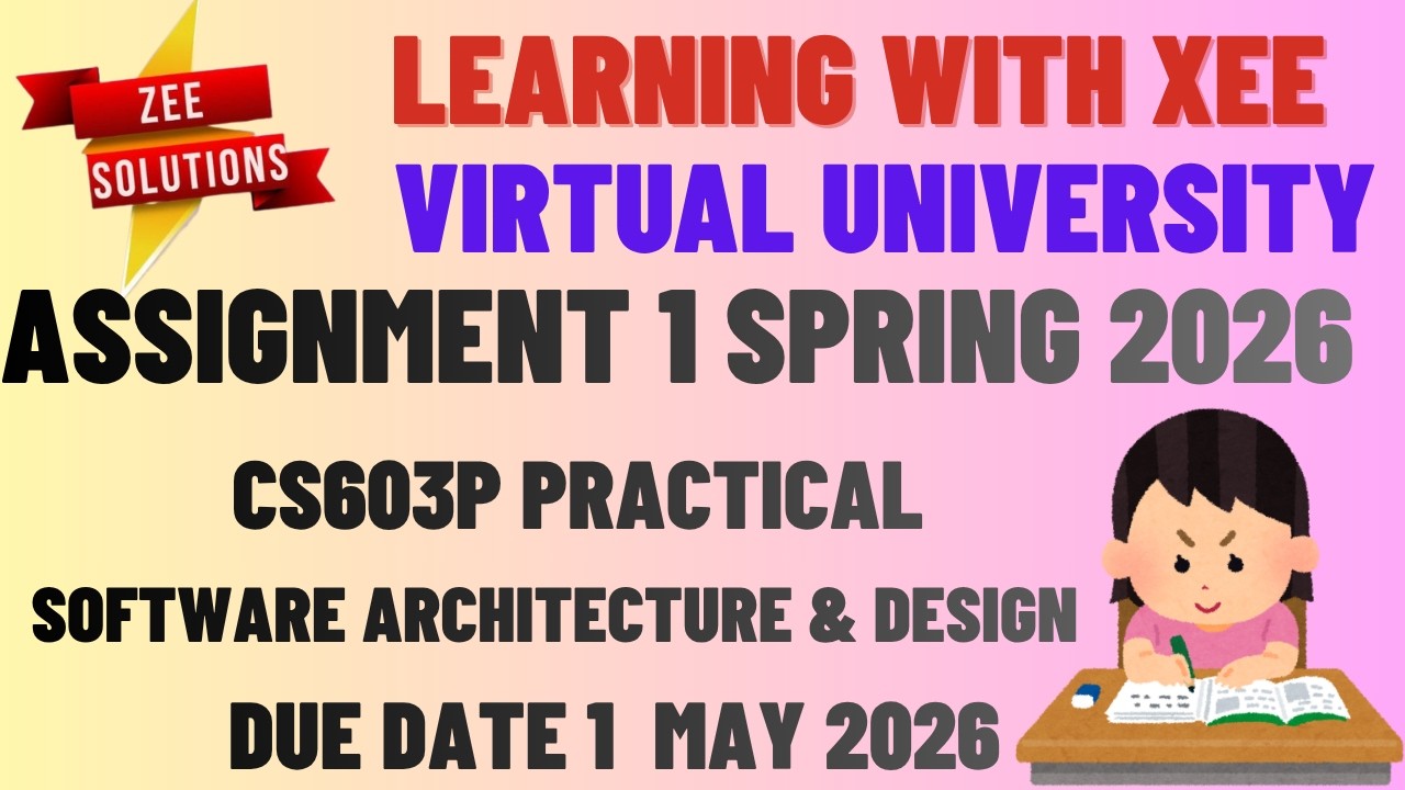 CS603P Software Architecture and Design Practical Assignment 1 Spring ...