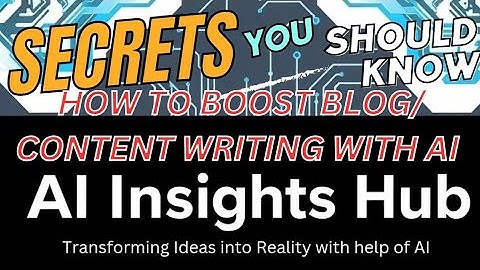 How AI Tools Can Boost Your Blog Writing | Do They Really Work? Best AI Writing Tools - SAMZ