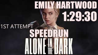 Alone In The Dark: Emily Hartwood (No Commentary) SPEEDRUN (1st Attempt)  1:29:30