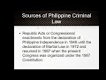 Criminal Law 1 for Criminology Part 1